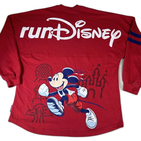 Run Disney Mickey Every Mile Is Magic 2021 Spirit Jersey Adult Medium NWT Red - Picture 1 of 10